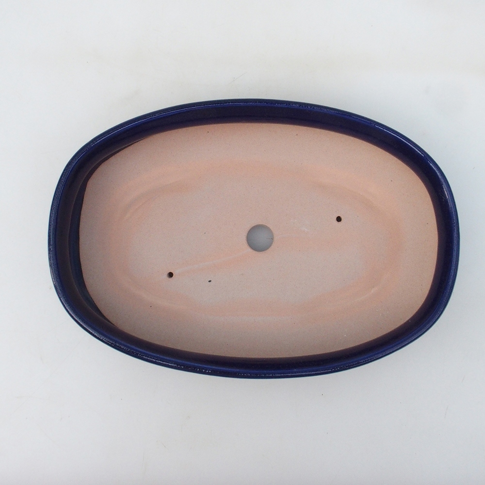 Bonsaischaal H15 - 25,5 x 17,5 x 6 cm - blauw