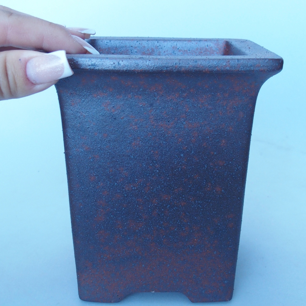 Kom 11,5 x 11,5 x 13 cm bruin