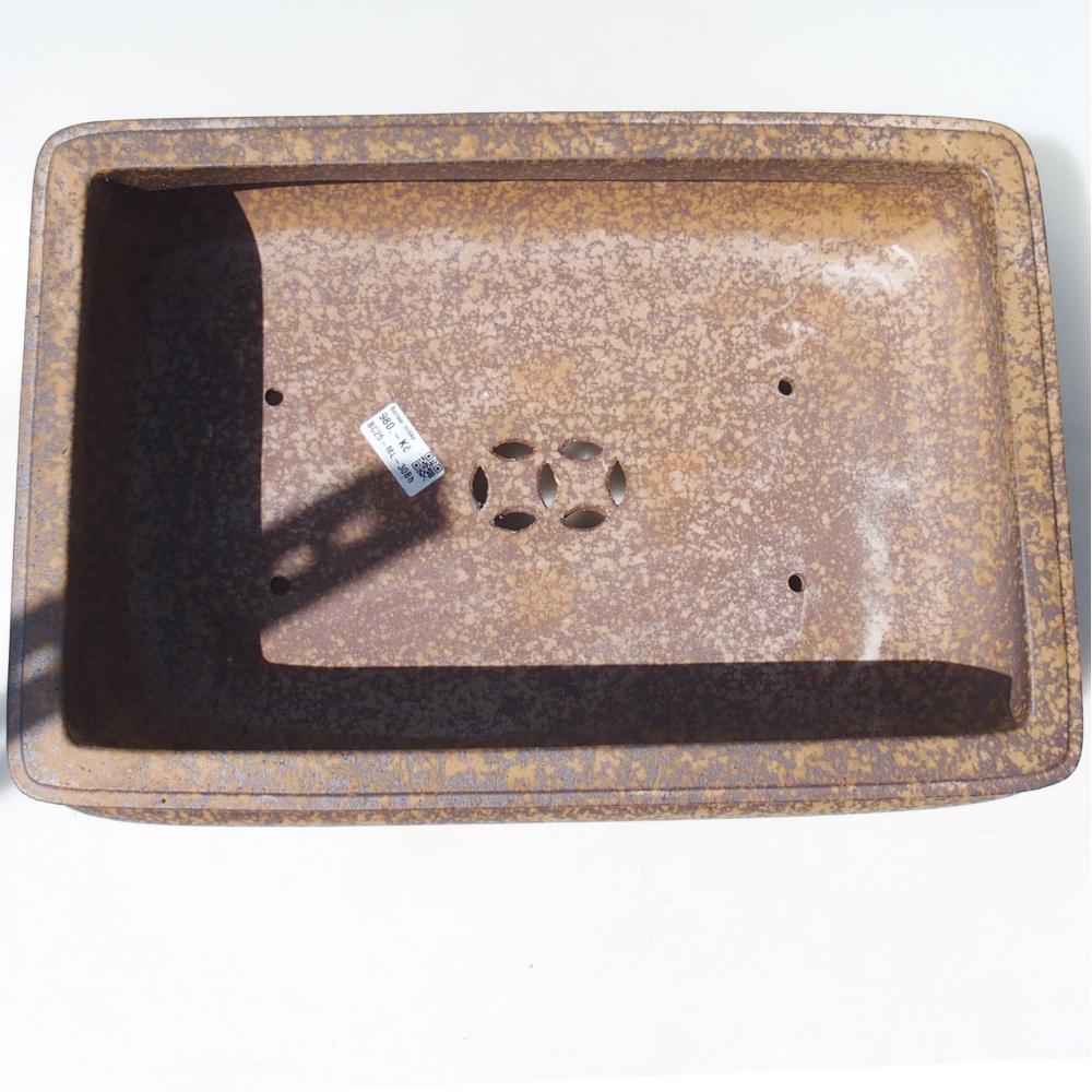 Schaal 41 x 27,5 x 15 cm bruin - UITSLUITEND PERSOONLIJK AFHALEN OF PALLETVERVOER