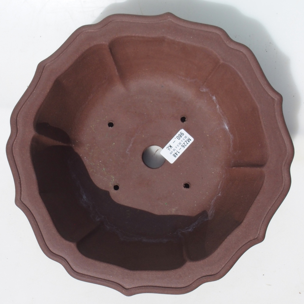 Bonsaischaal 30,5 x 30,5 x 10 cm - bruin