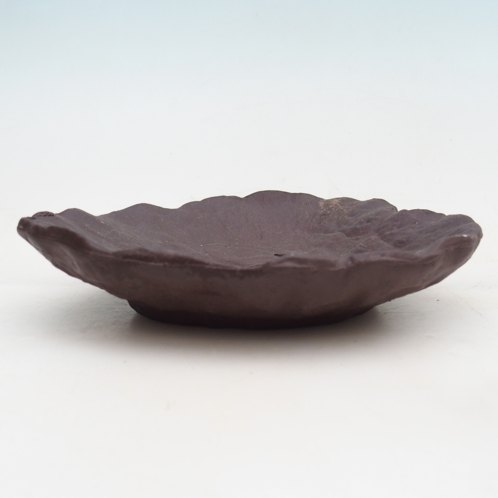 Keramisch Schelp 16 x 14,5 x 4 cm , kleur bruin