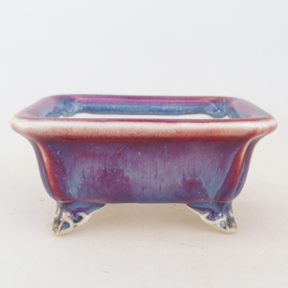 Mini bonsaischaal 7 x 5,5 x 3 cm, kleur paars