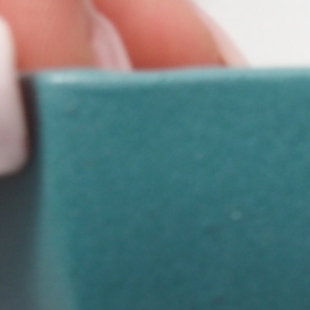 Bonsaischaal van keramiek 6,5 x 5,5 x 4 cm, kleur blauw