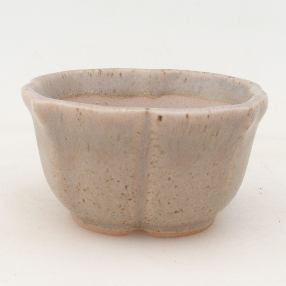 Bonsaischaal H95 - 7,5 x 7,5 x 4 cm - beige