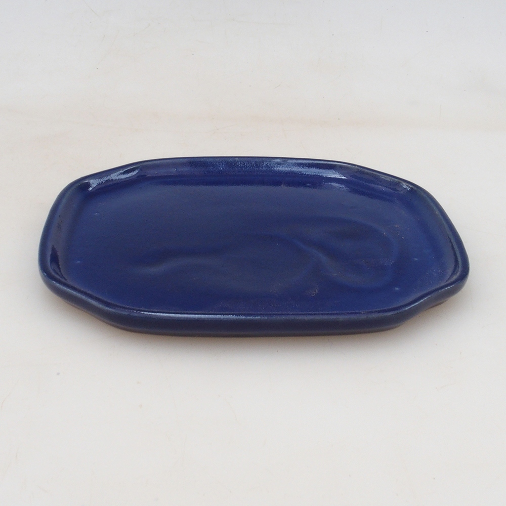 Keramische kom H32 - 13 x 11 x 1 cm - blauw