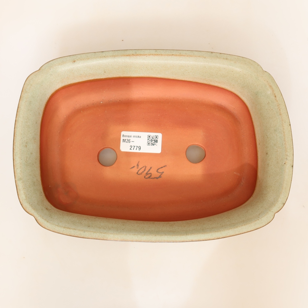 Keramische schaal  24 x 17 x 6 cm, kleur: beige