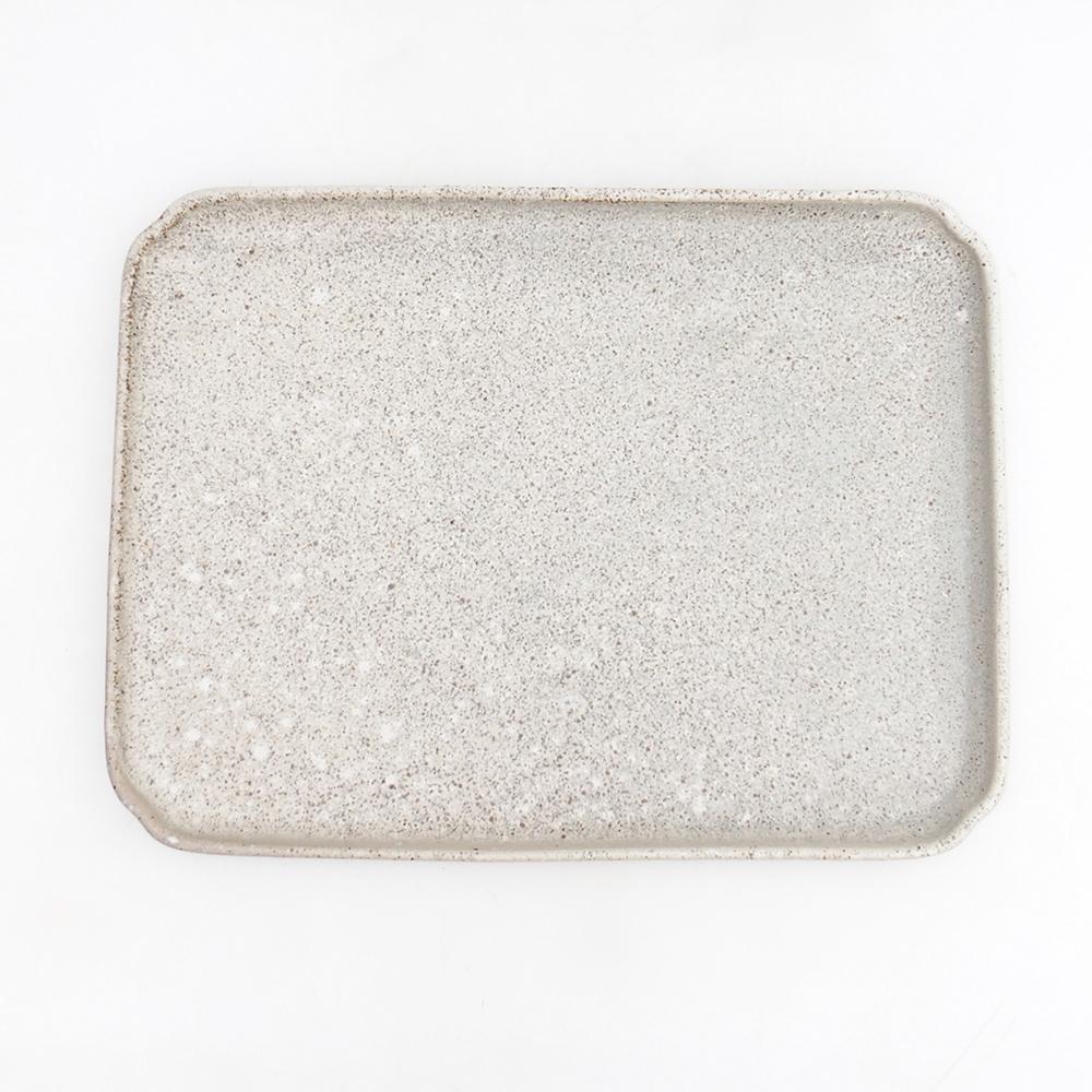 Keramische kom H07 - 28 x 19 x 1,5 cm - bruin