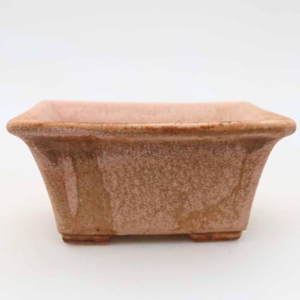 Keramische bonsaipot 8,5 x 6 x 4 cm, kleur: roze