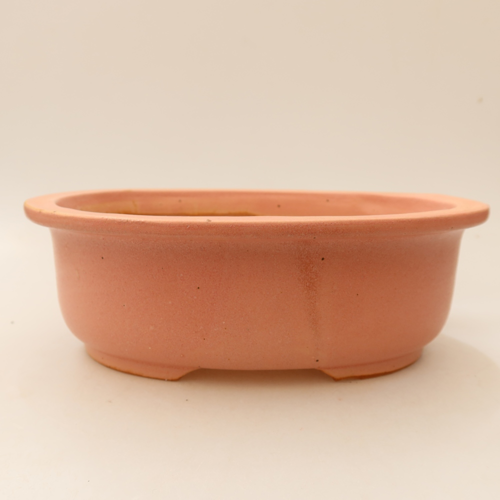 Bonsaischaal van keramiek 23 x 19 x 7 cm, bruin