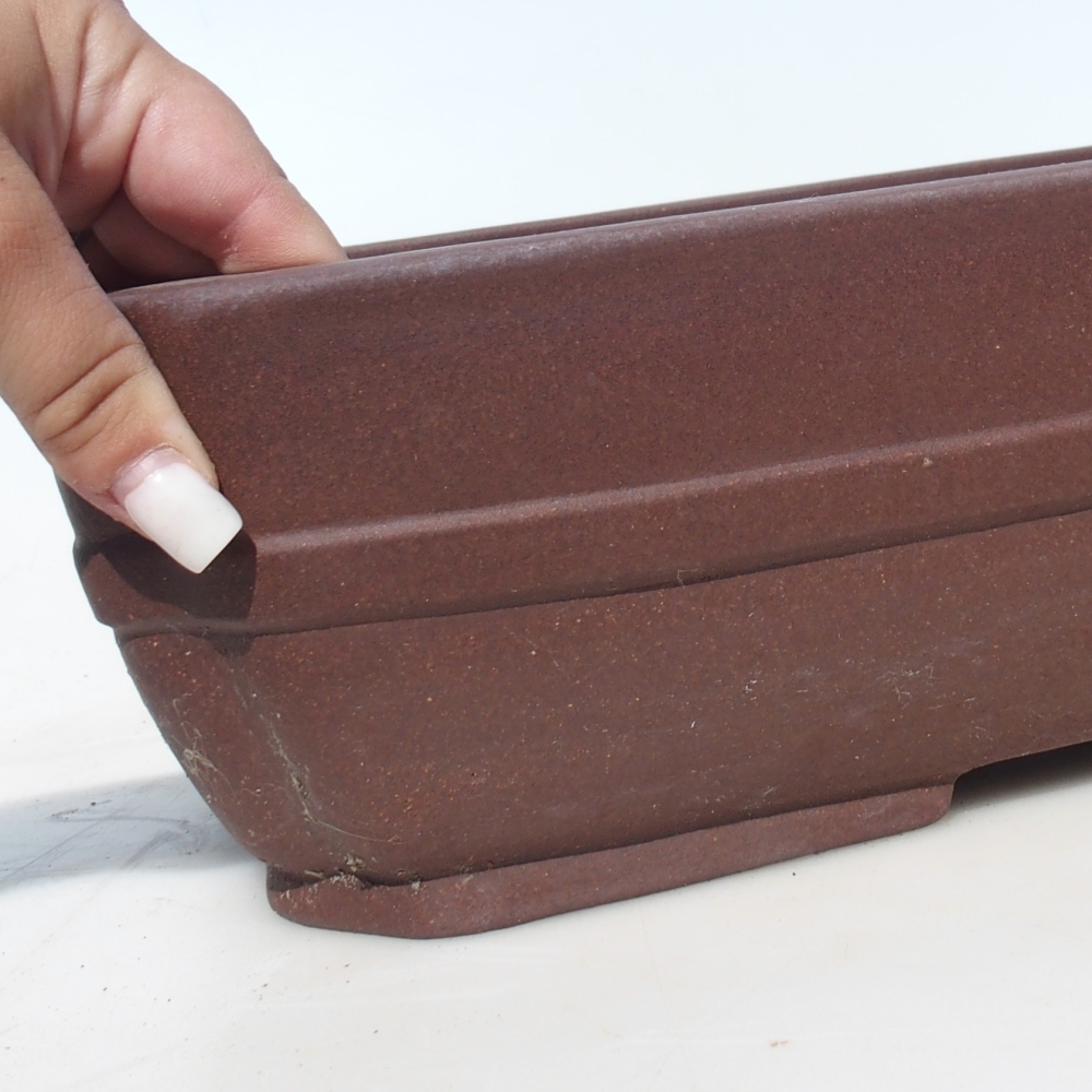 Bonsaischaal 41,5 x 32 x 10,5 cm berken bruin