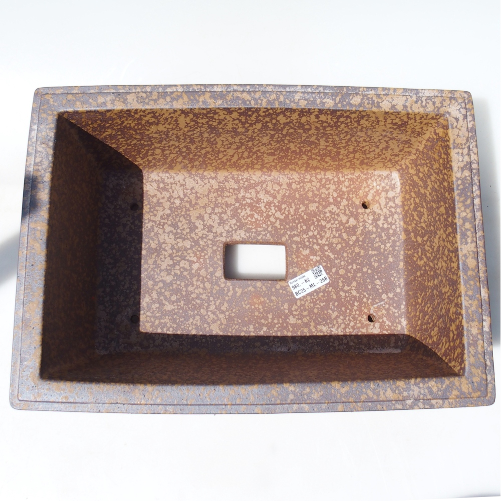 Schaal 41 x 29,5 x 16,5 cm bruin - UITSLUITEND PERSOONLIJK AFHALEN OF PALLETVERVOER