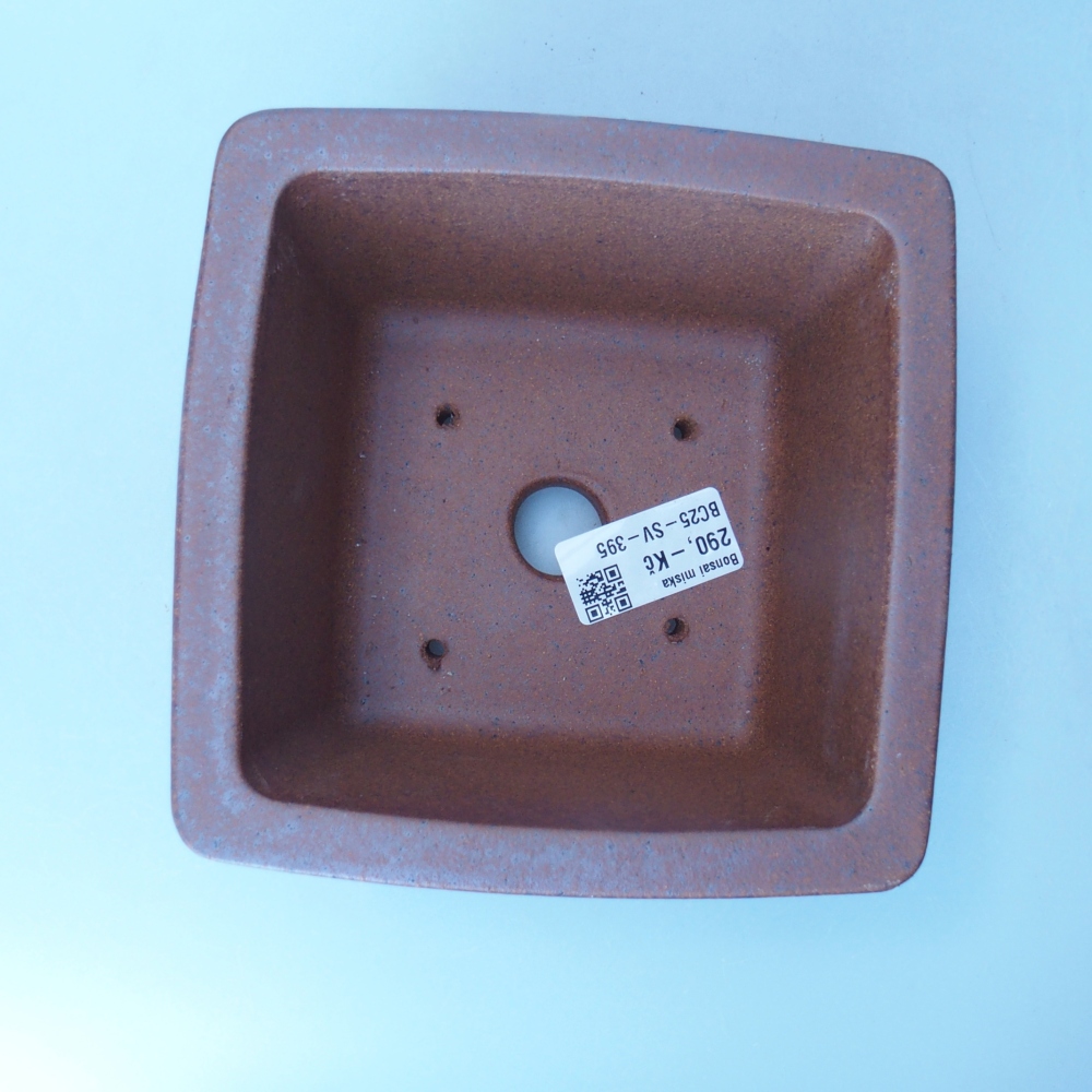 Kom 16,5 x 16,5 x 6,5 cm bruin