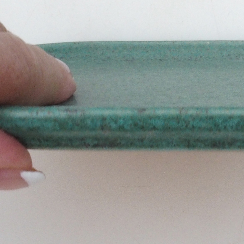 Keramische kom H38 -12 x 11 x 1 cm - groen