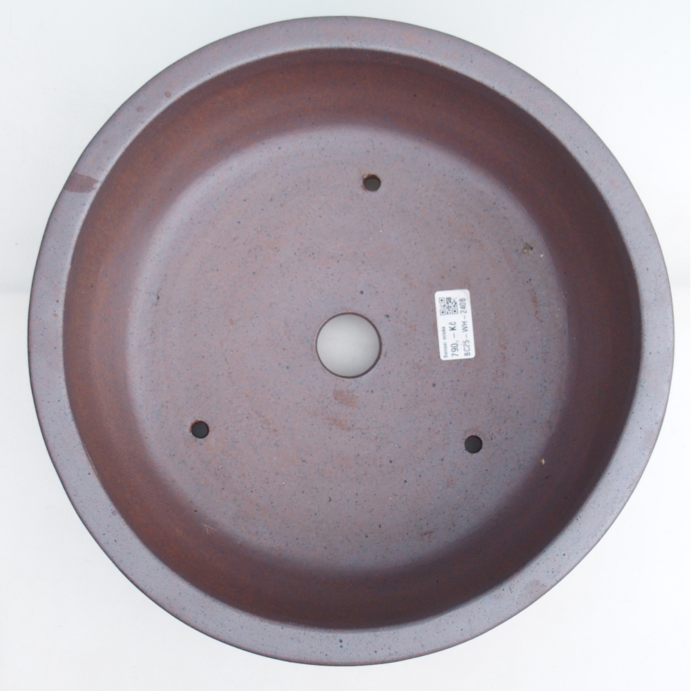 Bonsaischaal van keramiek 31,5 x 31,5 x 12 cm, metaalkleur