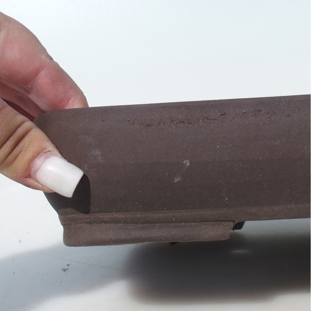 Bonsaischaal 25,5 x 17,5 x 5 cm berken bruin