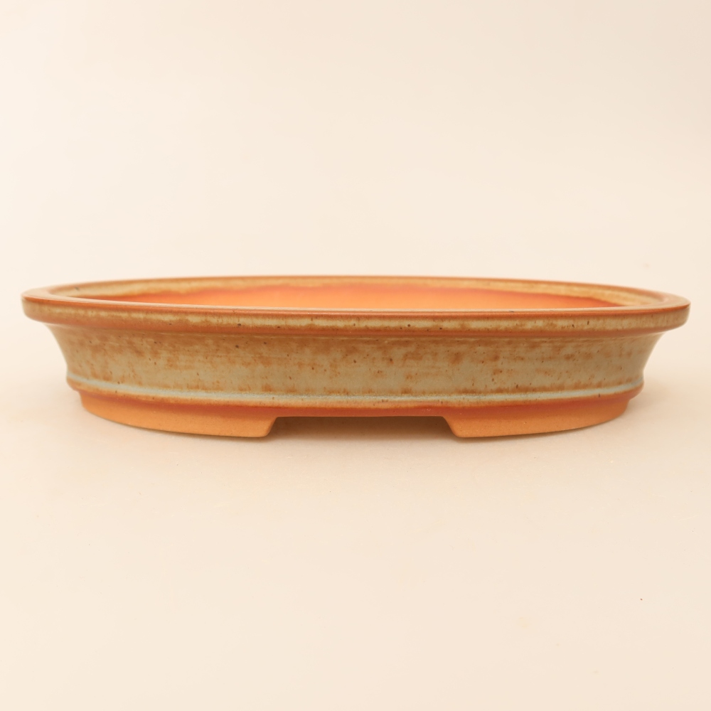 Keramische schaal  21 x 14,5 x 3,5 cm, kleur: beige