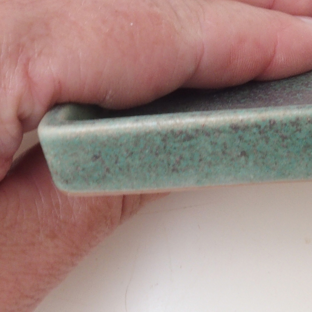 Bonsai schotel vierkant S - 8 x 8 x 1 cm - groen