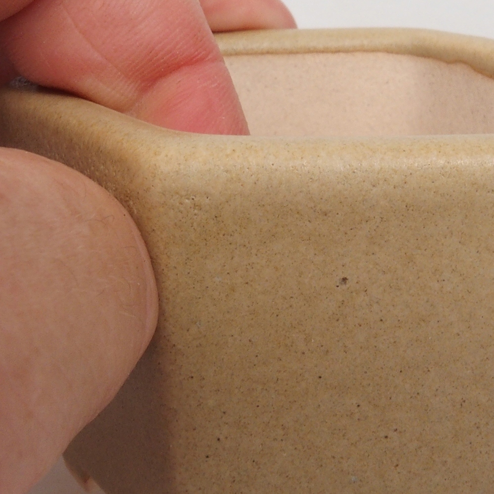 Mini bonsaischaal 6,5 x 6 x 4 cm, bruin