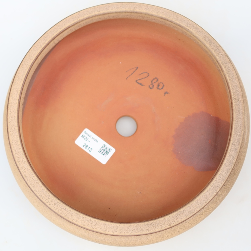 Keramische schaal  23 x 23 x 7 cm, kleur: beige