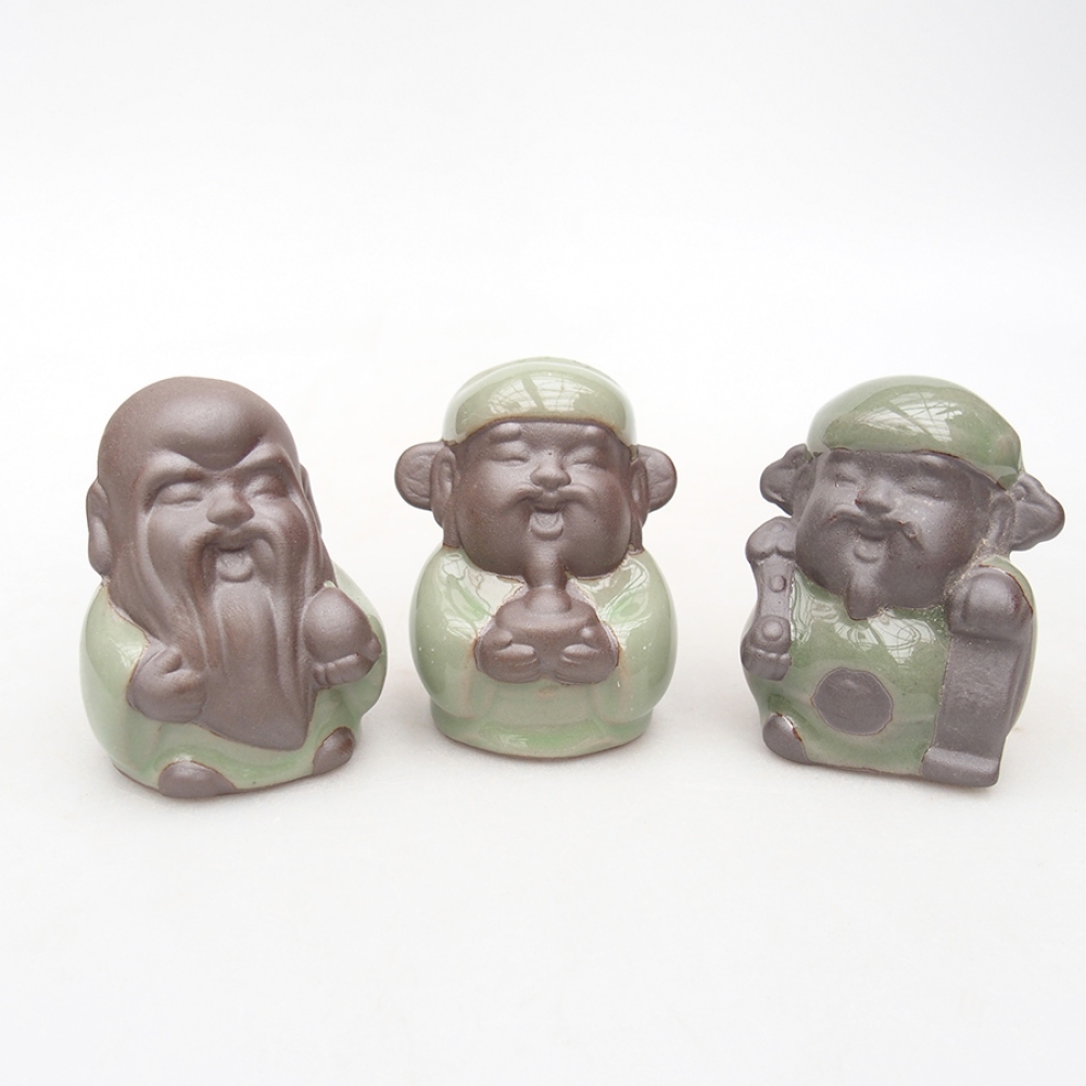 Keramisch beeldje 3st