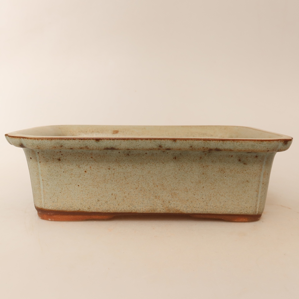 Keramische schaal  20 x 15,5 x 5,5 cm, kleur: beige