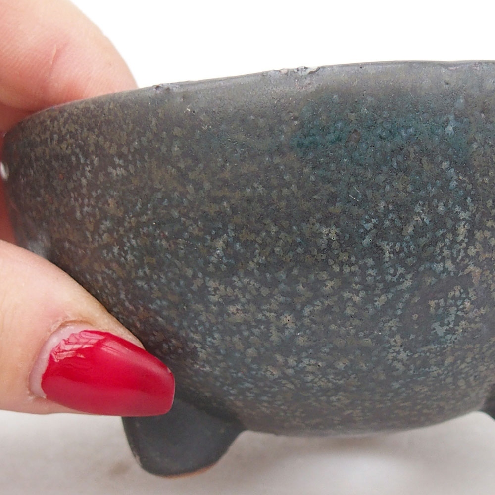 Bonsaischaal van keramiek 125 x 10 x 3 cm, bruin