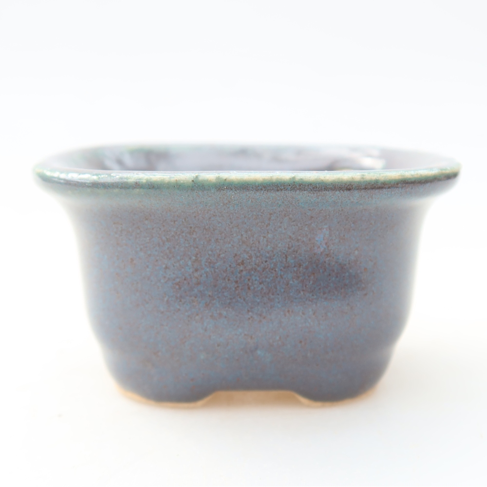 Keramische bonsaipot 6 x 5 x 3 cm, kleur grijs