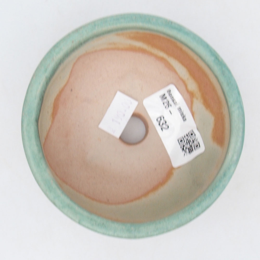 Bonsaischaal van keramiek 125 x 10 x 3 cm, bruin