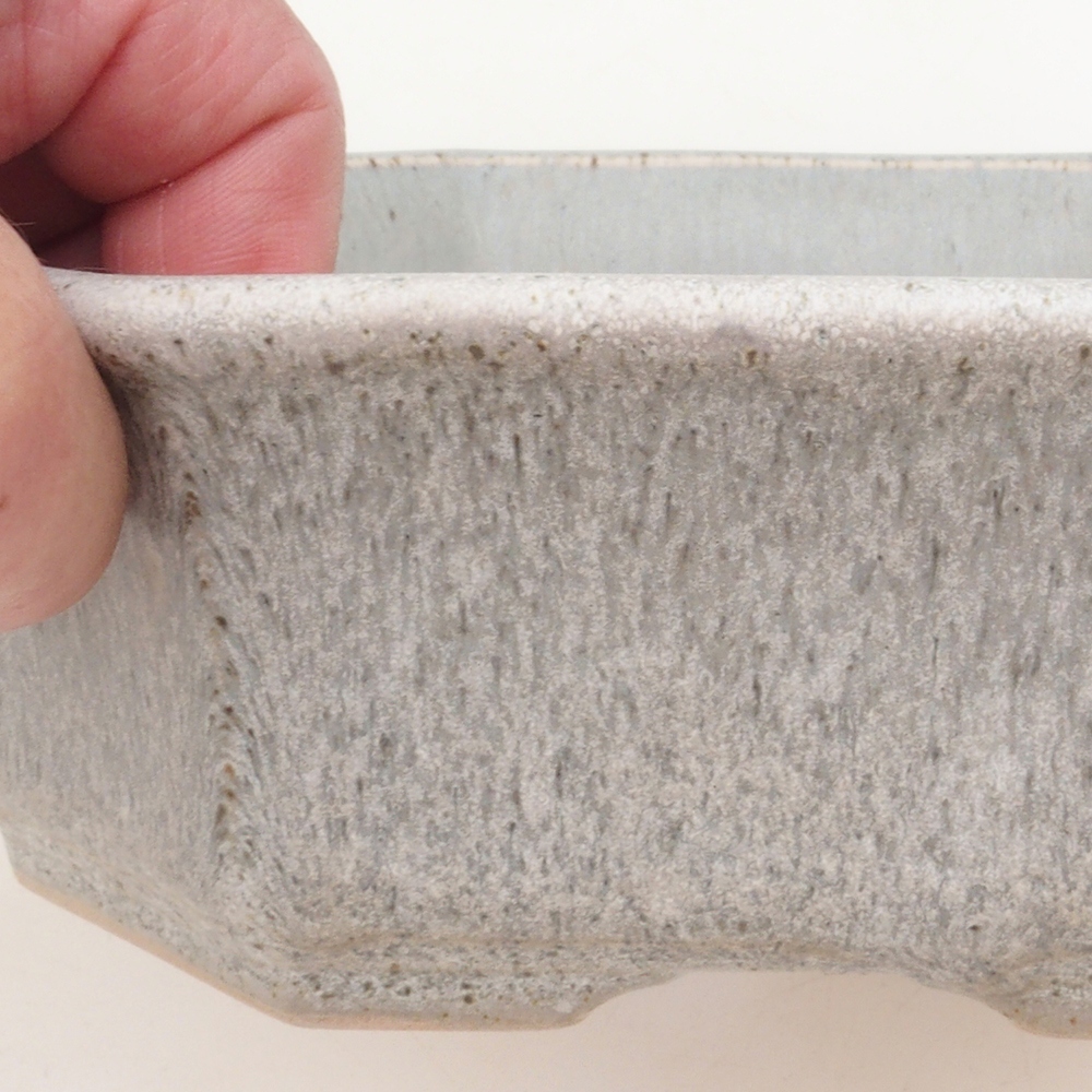 Bonsaischaal H14 - 17,5 x 17,5 x 6 - beige