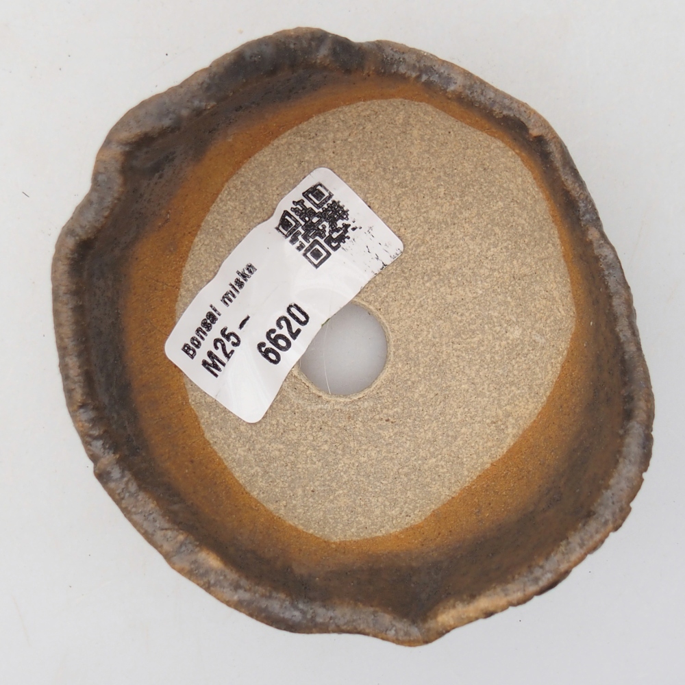 Keramisch Schelp 8,5 x 8,5 x 7 cm , kleur bruin