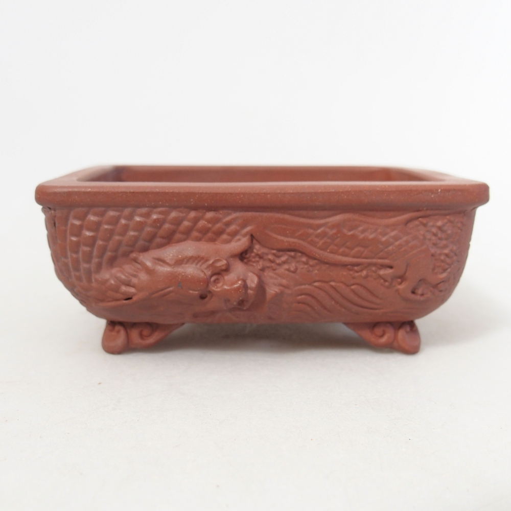 Schaal 9 x 7 x 3,5 cm baksteenkleur