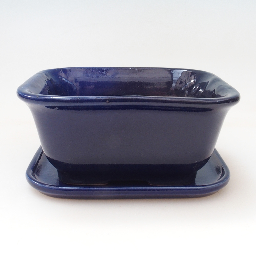 Bonsaischaal + schotel H37 - 14,5x13x6,5 cm.