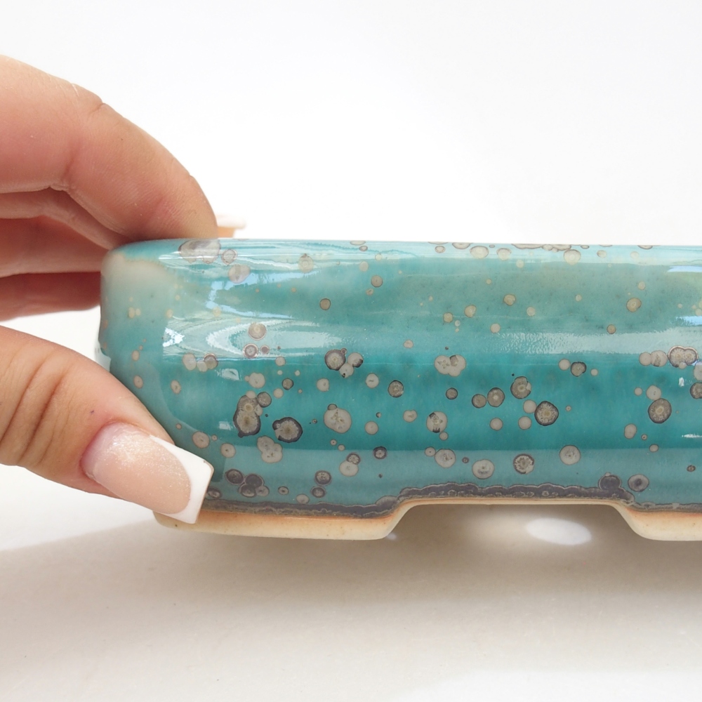 Kom 14,5 x 10,5 x 5 cm kleur blauw