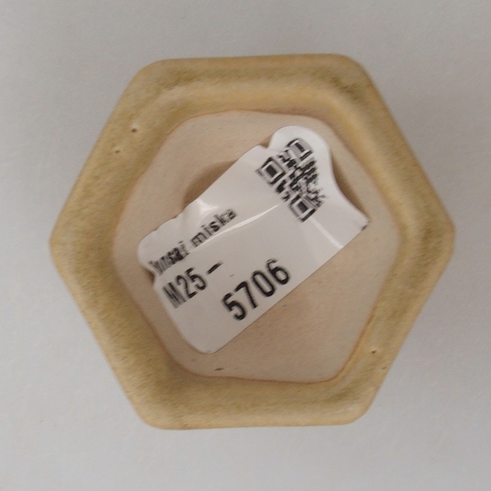 Mini bonsaischaal 5 x 4,5 x 3 cm, bruin