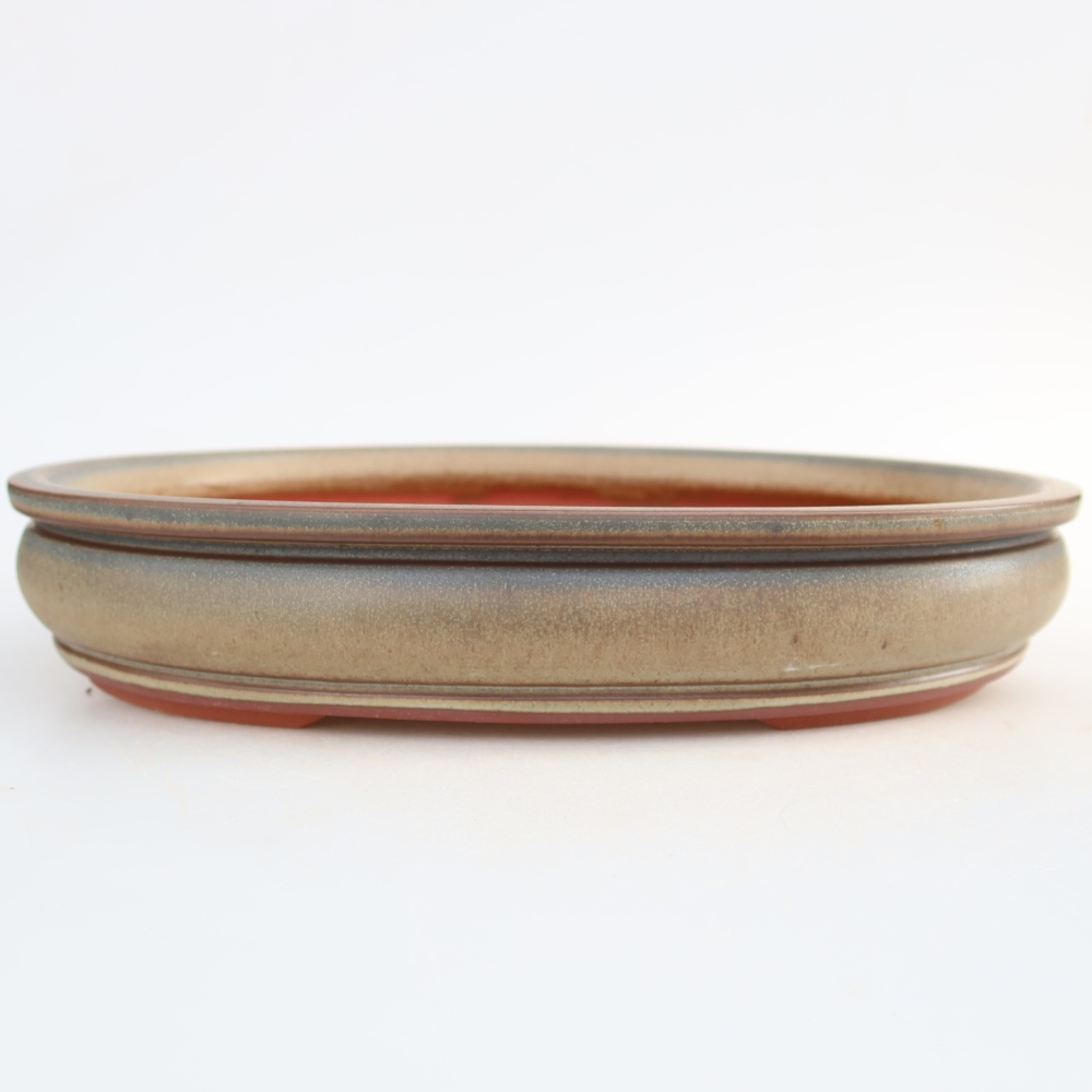 Keramische schaal  31 x 23,5 x 5,5 cm, kleur bruin