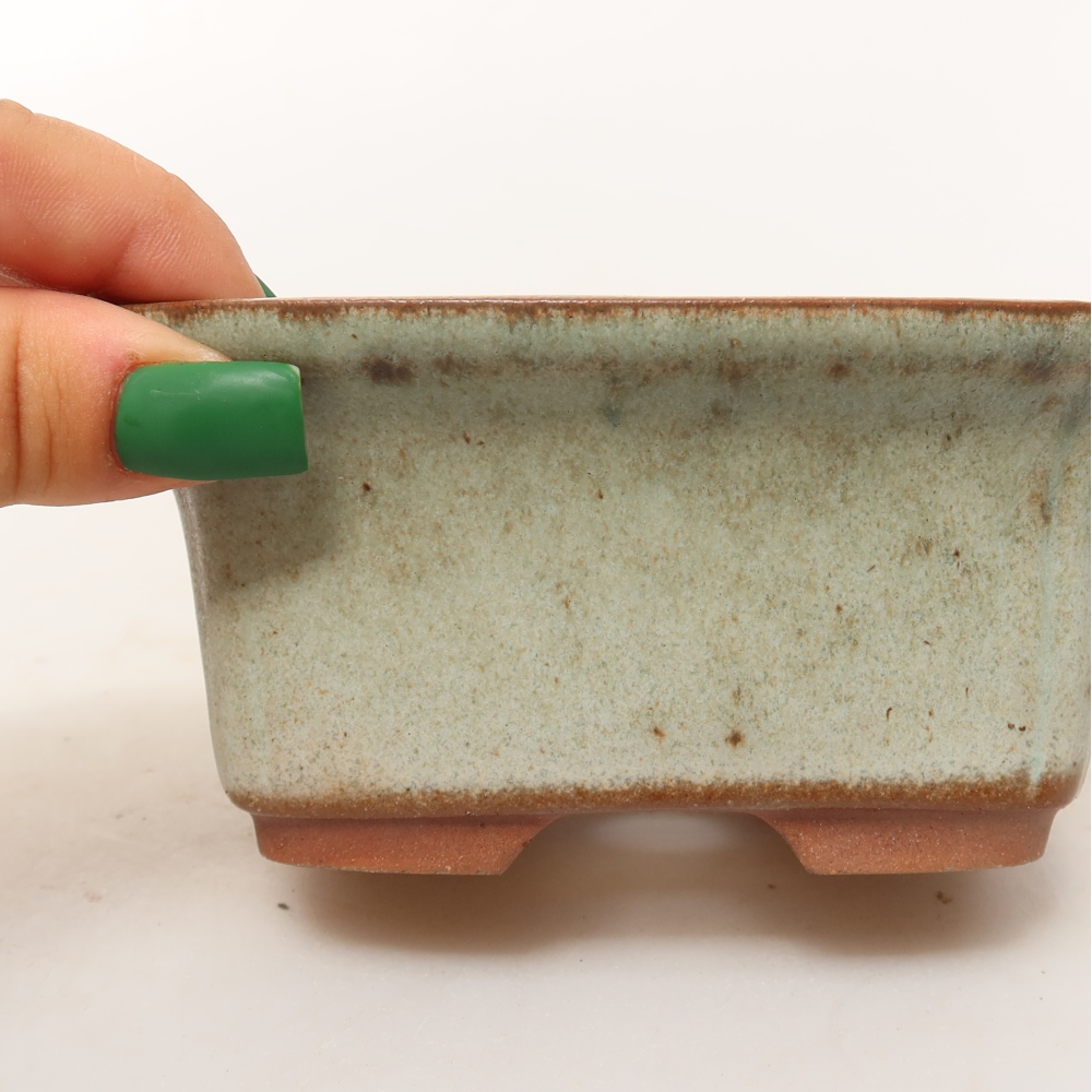 Keramische schaal  13 x 10,5 x 5,5 cm, kleur: beige