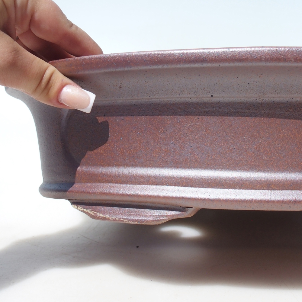 Schaal 38 x 28 x 8,5 cm bruin - UITSLUITEND PERSOONLIJK AFHALEN OF PALLETVERVOER
