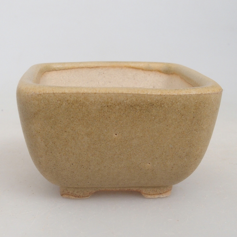 Mini bonsaischaal 4,5 x 4,5 x 3 cm, bruin