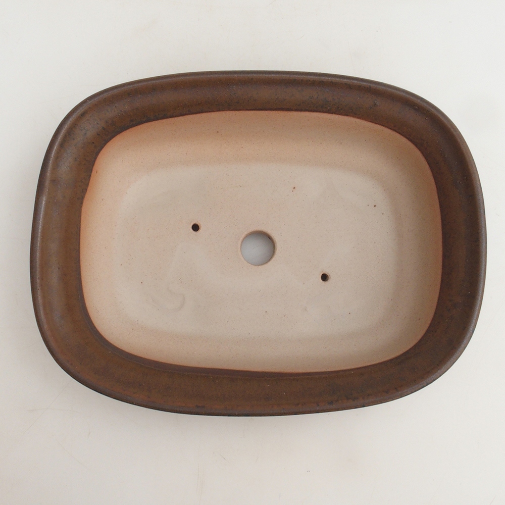 Bonsaischaal H25 - 23 x 17 x 5,5 cm - bruin