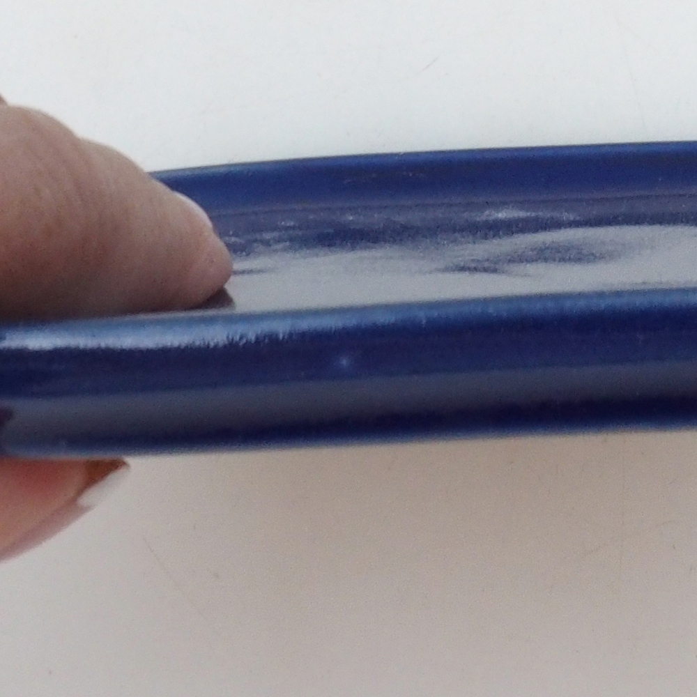 Keramische kom H37 -14,5 x 13 x 1 cm - blauw