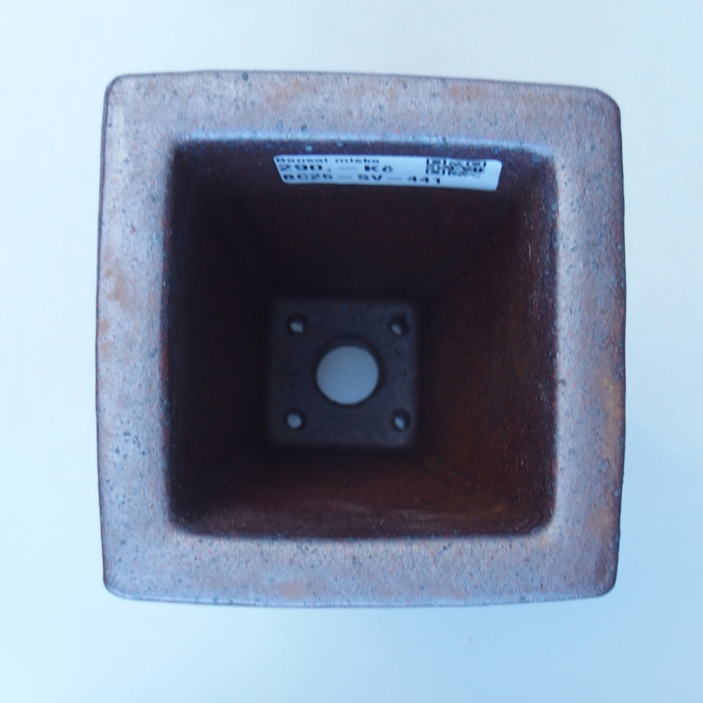 Kom 9 x 9 x 17,5 cm bruin