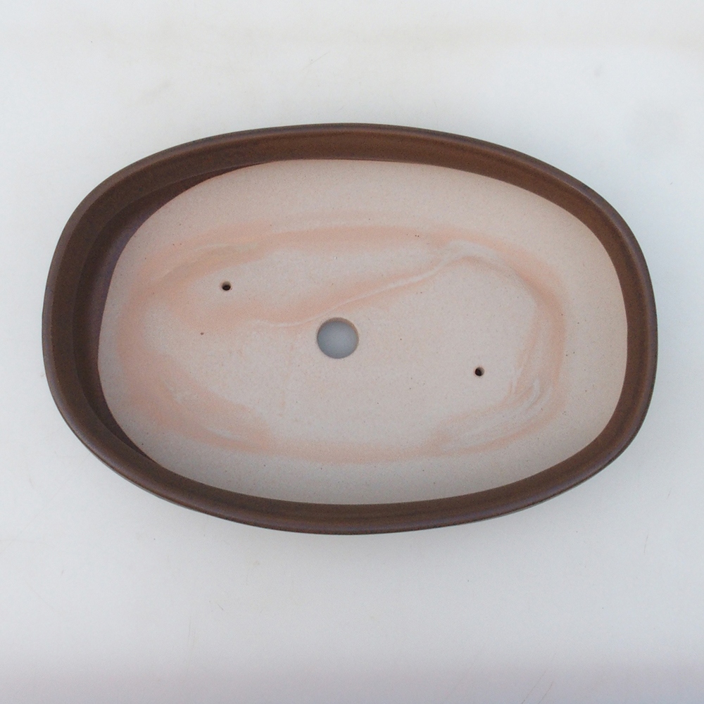 Bonsaischaal H15 - 25,5 x 17,5 x 6 cm - bruin