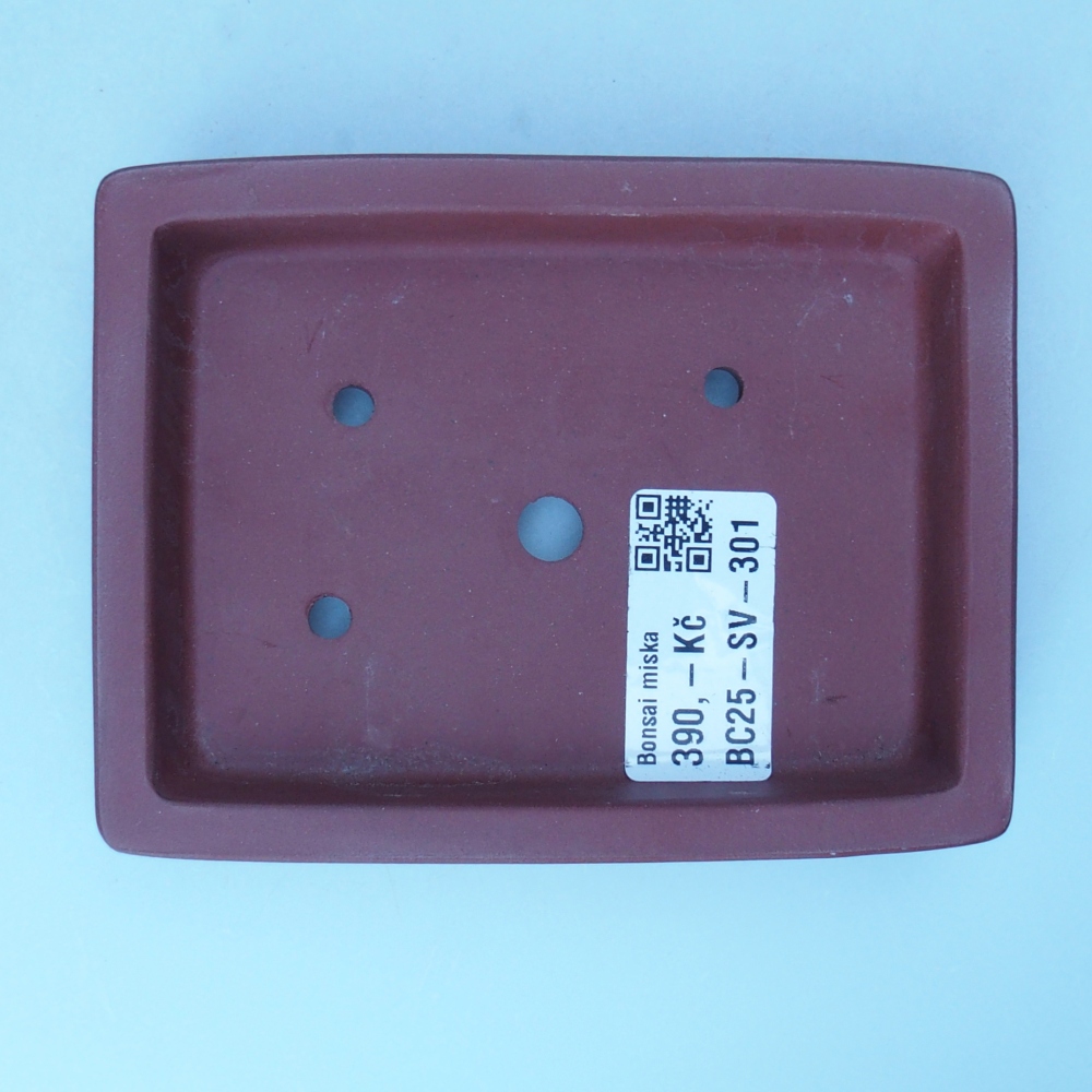 Kom 12 x 9 x 2 cm bruin