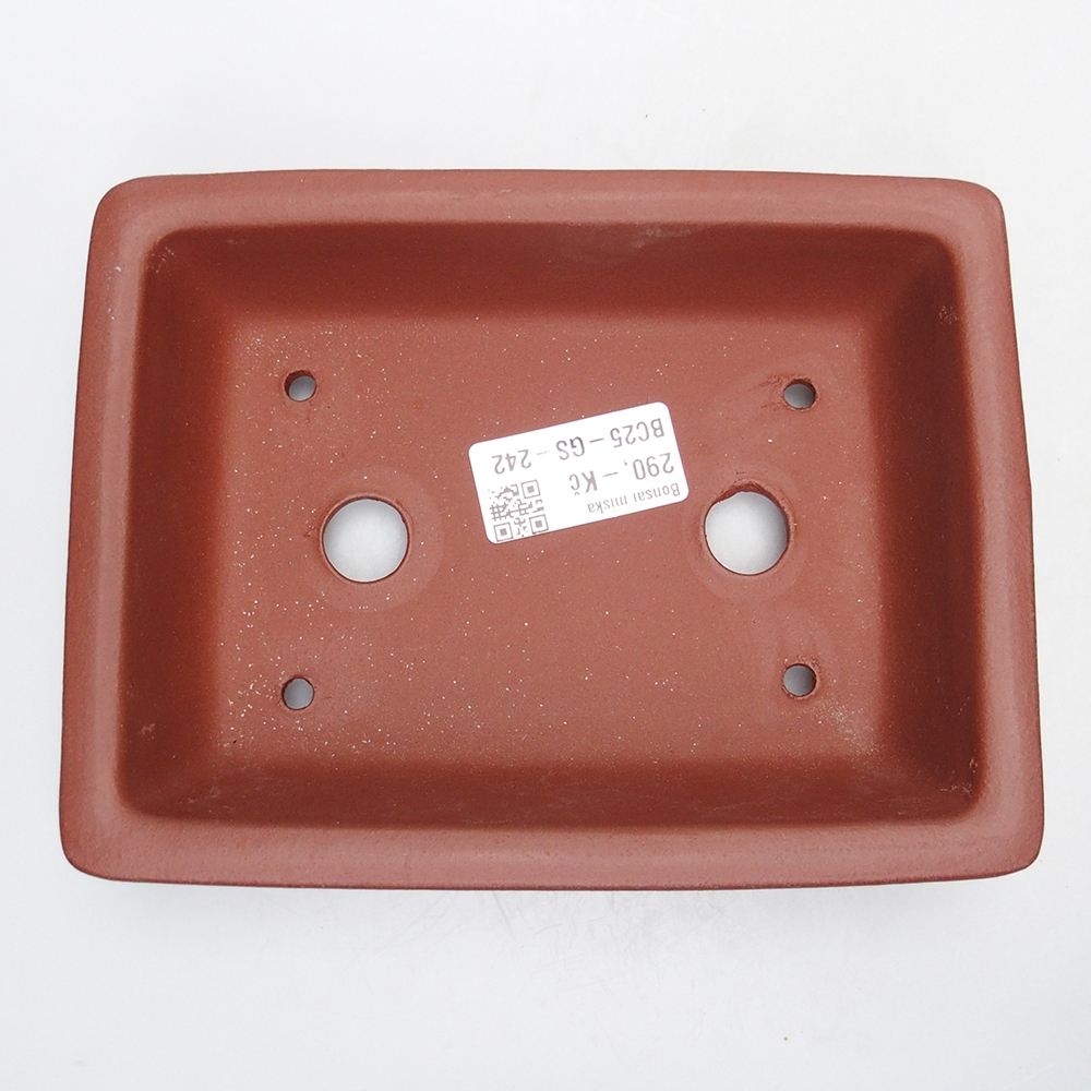 Schaal 17 x 13 x 4,5 cm baksteenkleur