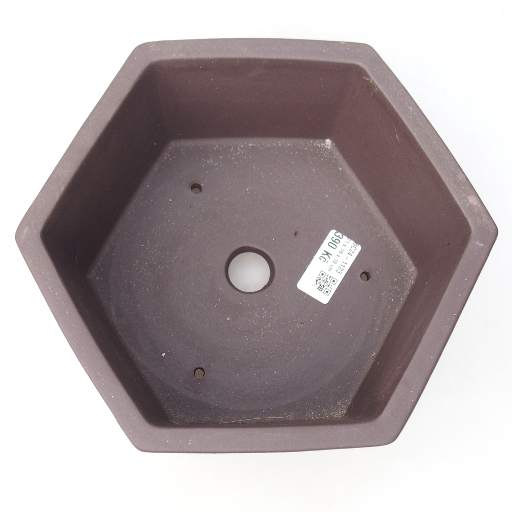 Kom 21 x 18,5 x 10 cm bruin