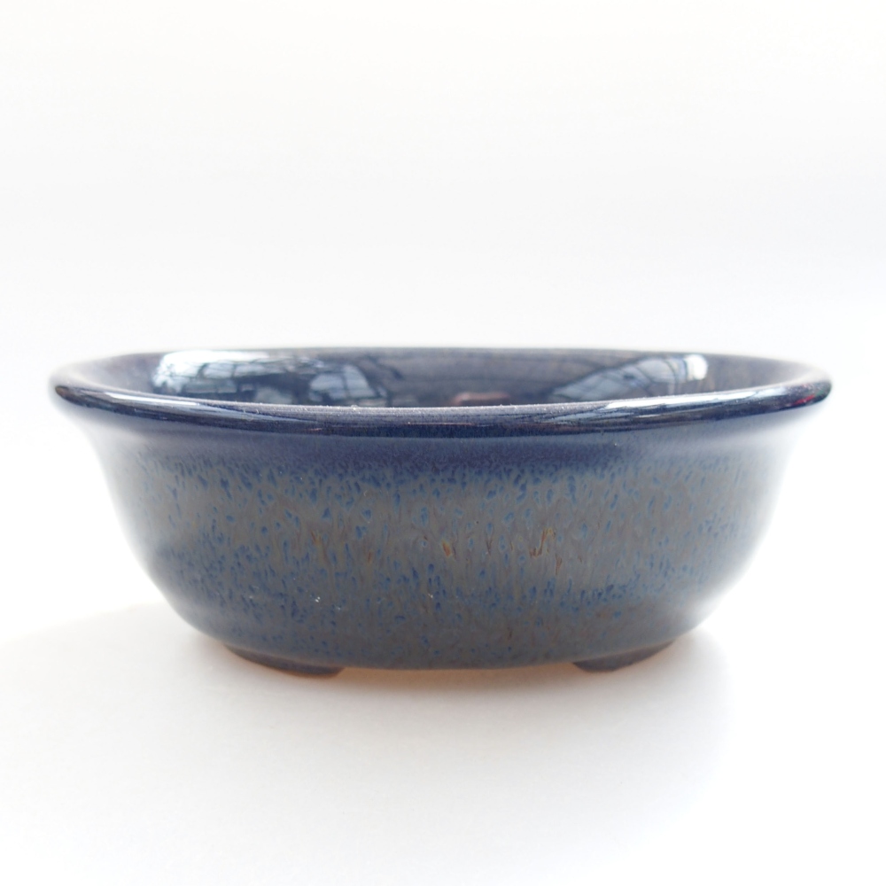 Bonsaischaal van keramiek 22 x 17 x 5 cm, groen