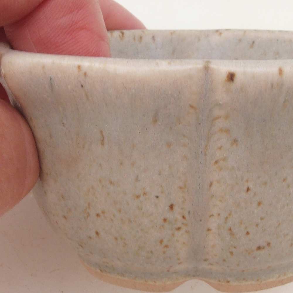 Bonsaischaal H95 - 7,5 x 7,5 x 4 cm - beige