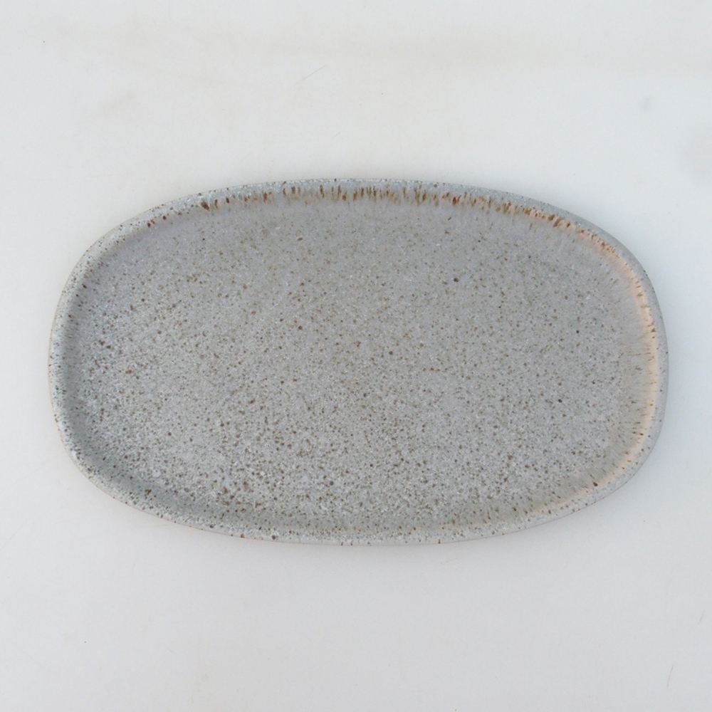 Keramische kom H15 -25 x 15 x 1 cm - beige