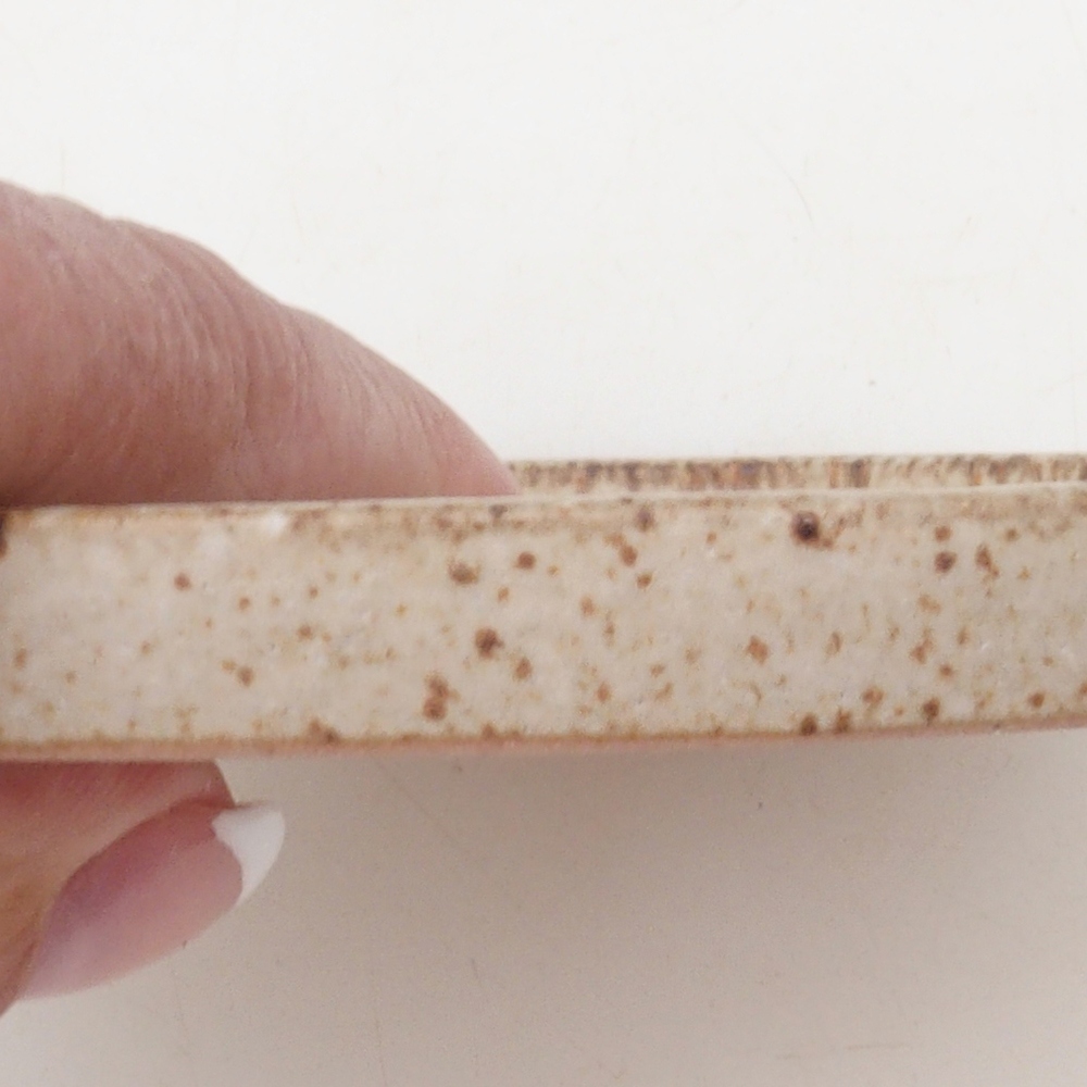 Ronde Bonsai Console D6-L - 13,5 x 13,5 x 1 cm - beige