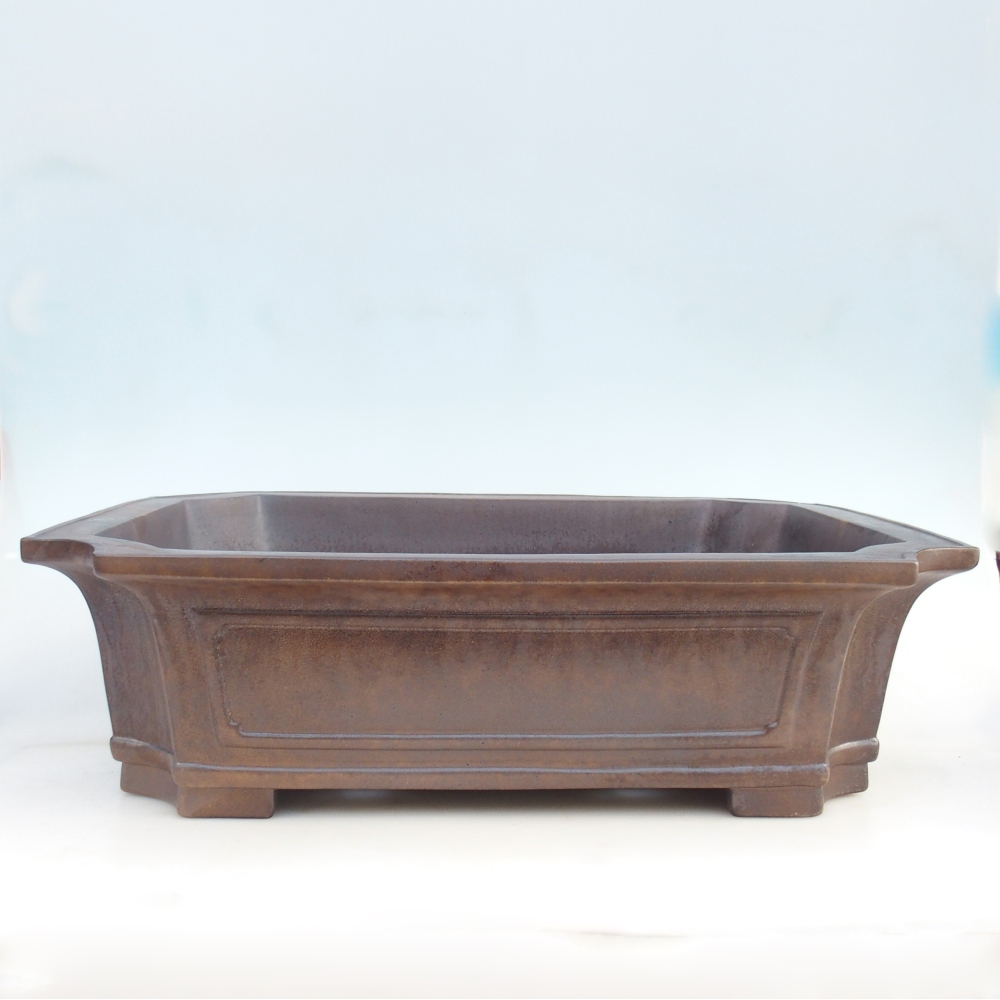 Schaal 60,5 x 48 x 17 cm bruin - UITSLUITEND PERSOONLIJK AFHALEN OF PALLETVERVOER